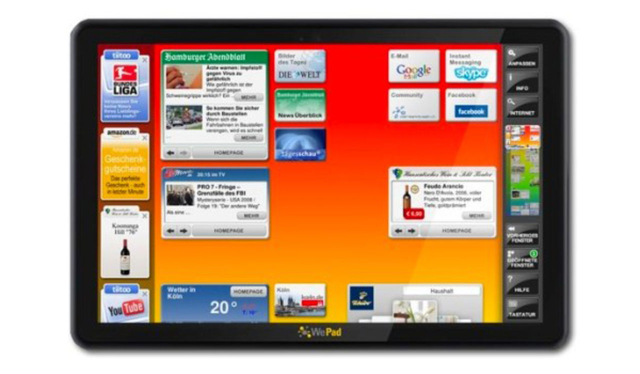 WePad - 11 tum stor slate med Android