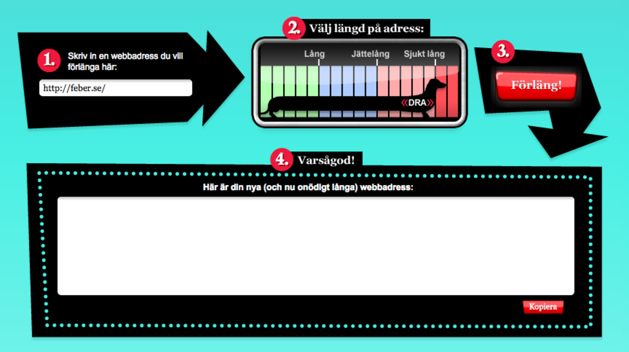 Sveriges Radio presenterar en URL-förlängare
