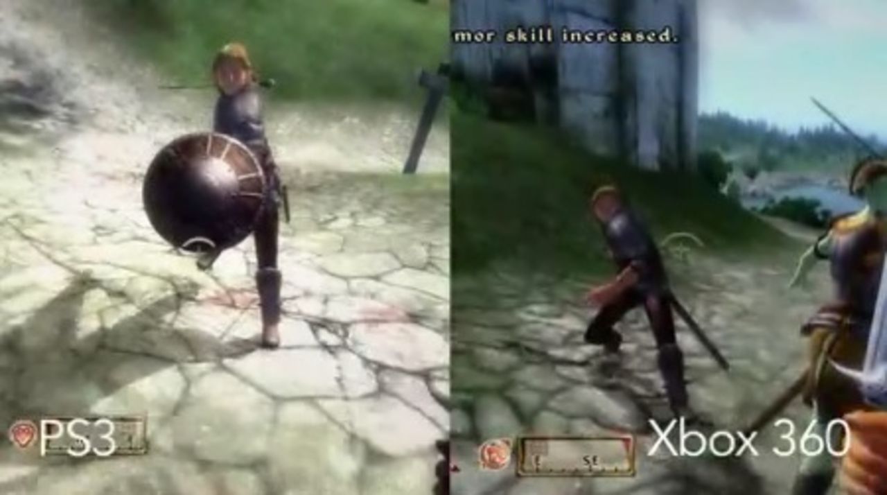 PS3 vs Xbox 360 - Oblivion