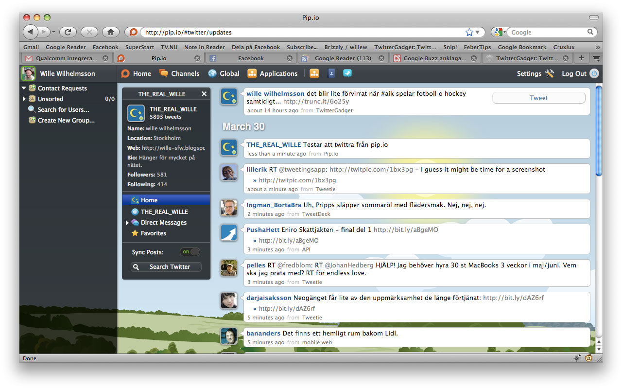 Pip.io får Facebook och lite annat