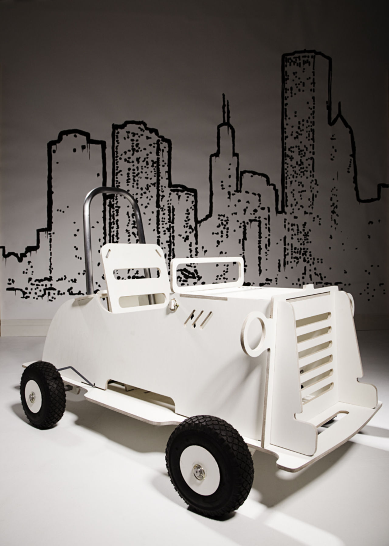 Lådbil som sätts ihop utan verktyg