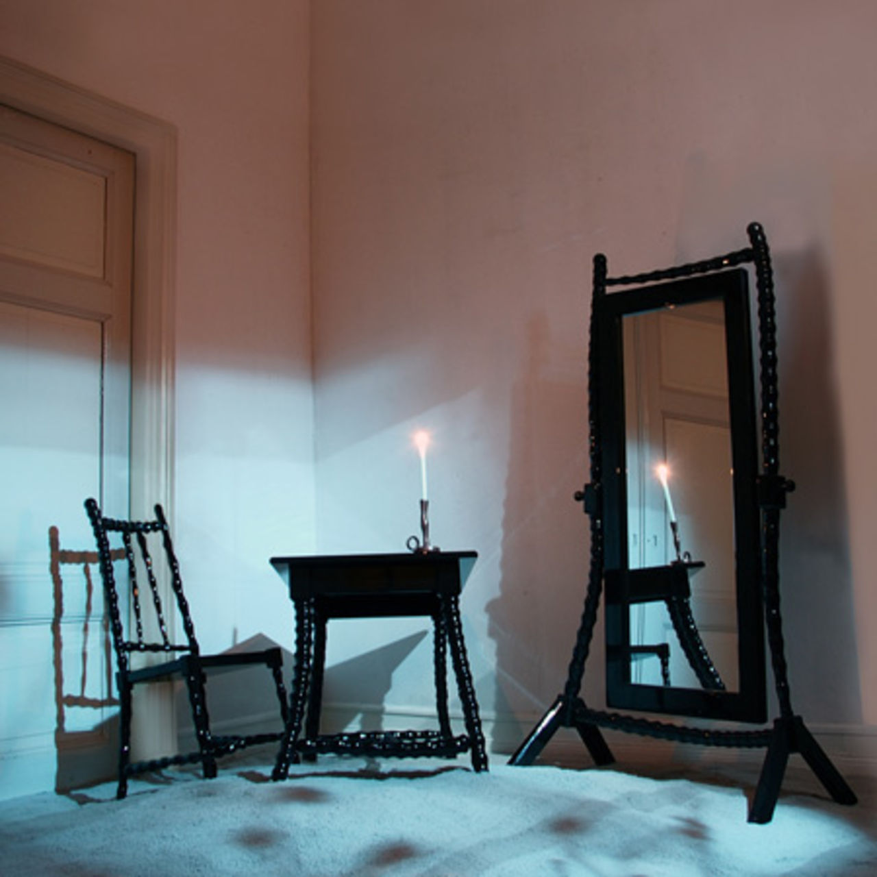 Möbelkollektion i bambu