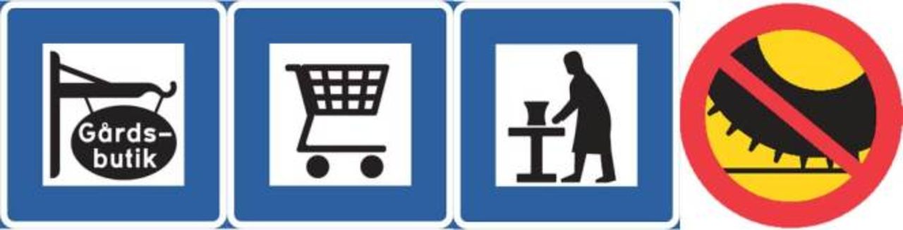 Nya skyltar intar vägarna