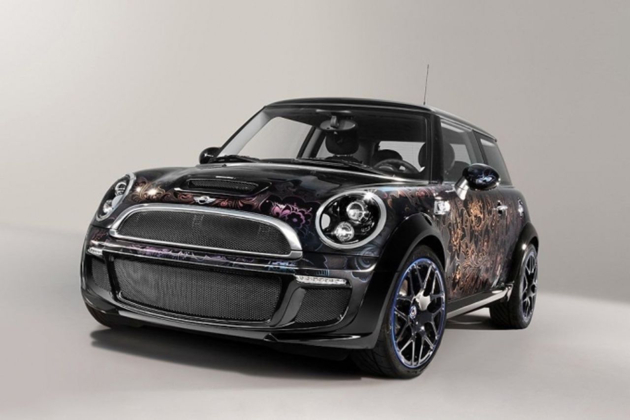 Mini Cooper S med konstnärliga influenser