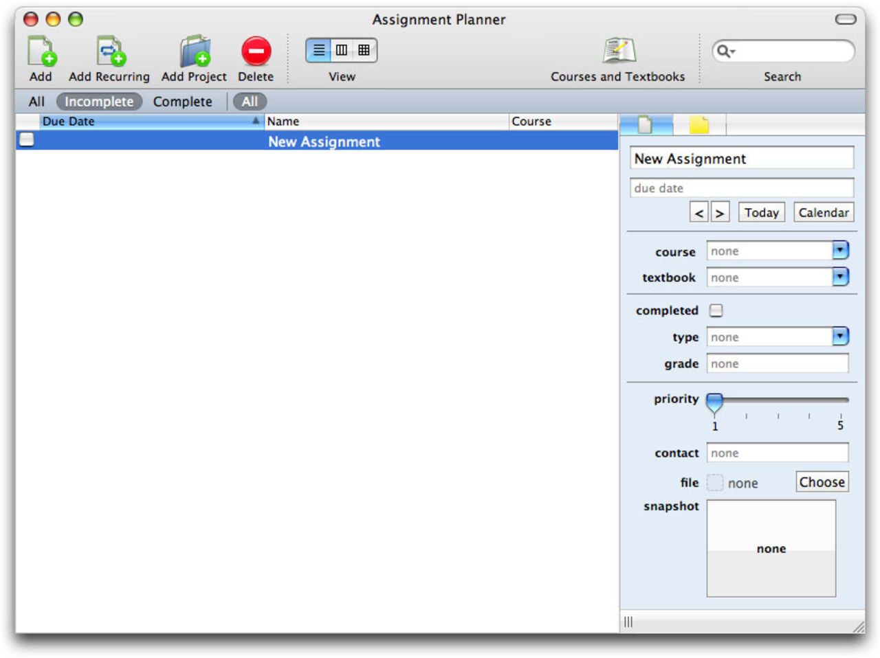 Håll koll på dina läxor