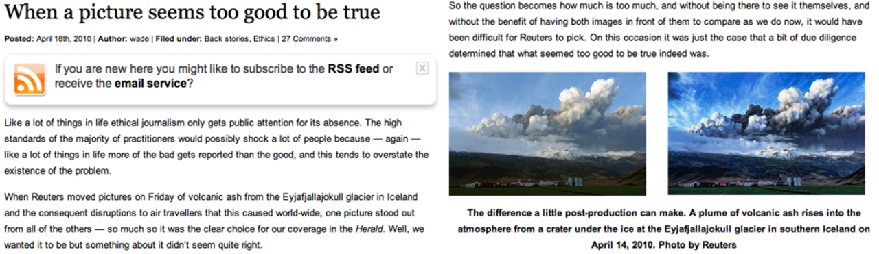 Reuters drar tillbaka manipulerad bild