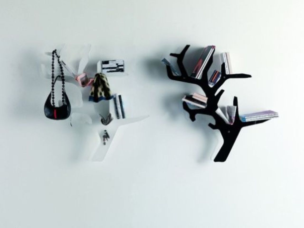 Träd som väggförvaring