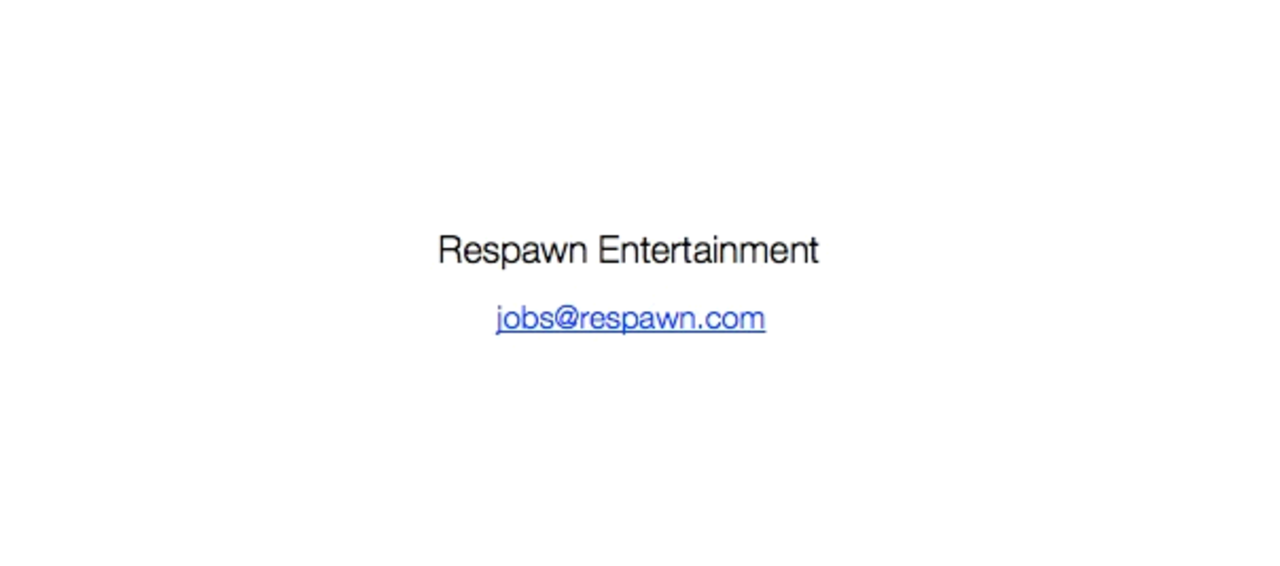 Infinity Ward-anställda respawnar på Respawn