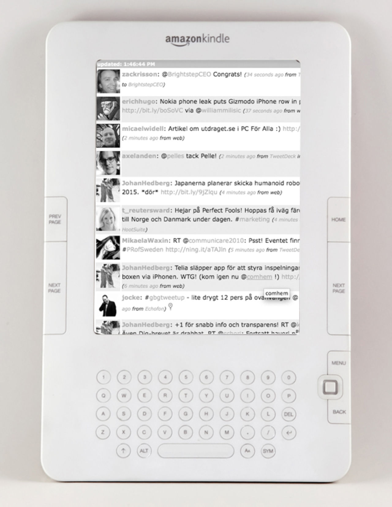 Uppdatering till Kindle kommer i maj