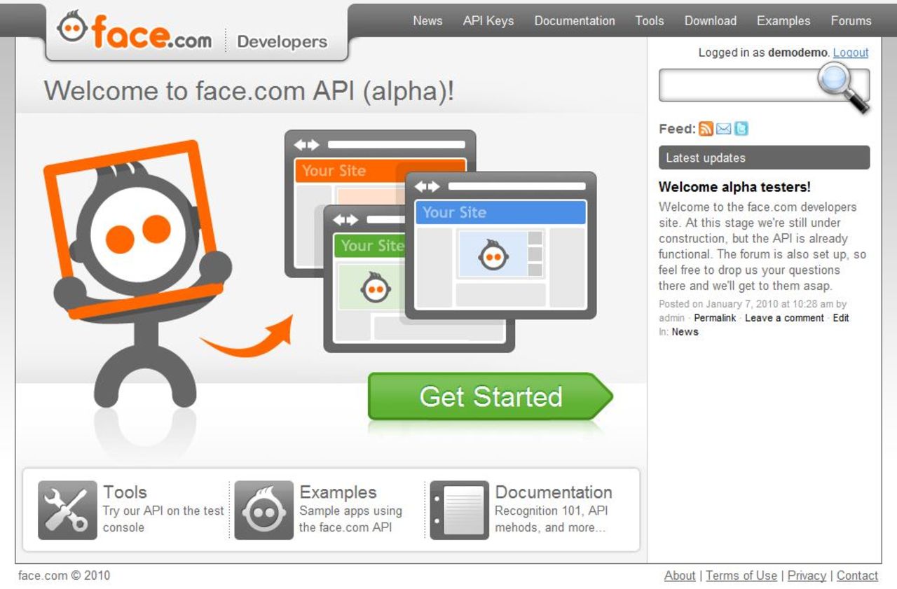 Face.com öppnar upp sitt API