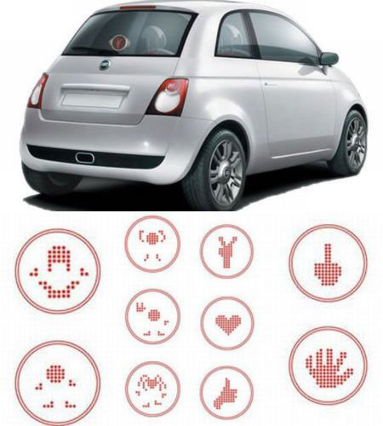 Uttryck dig med en Fiat 500