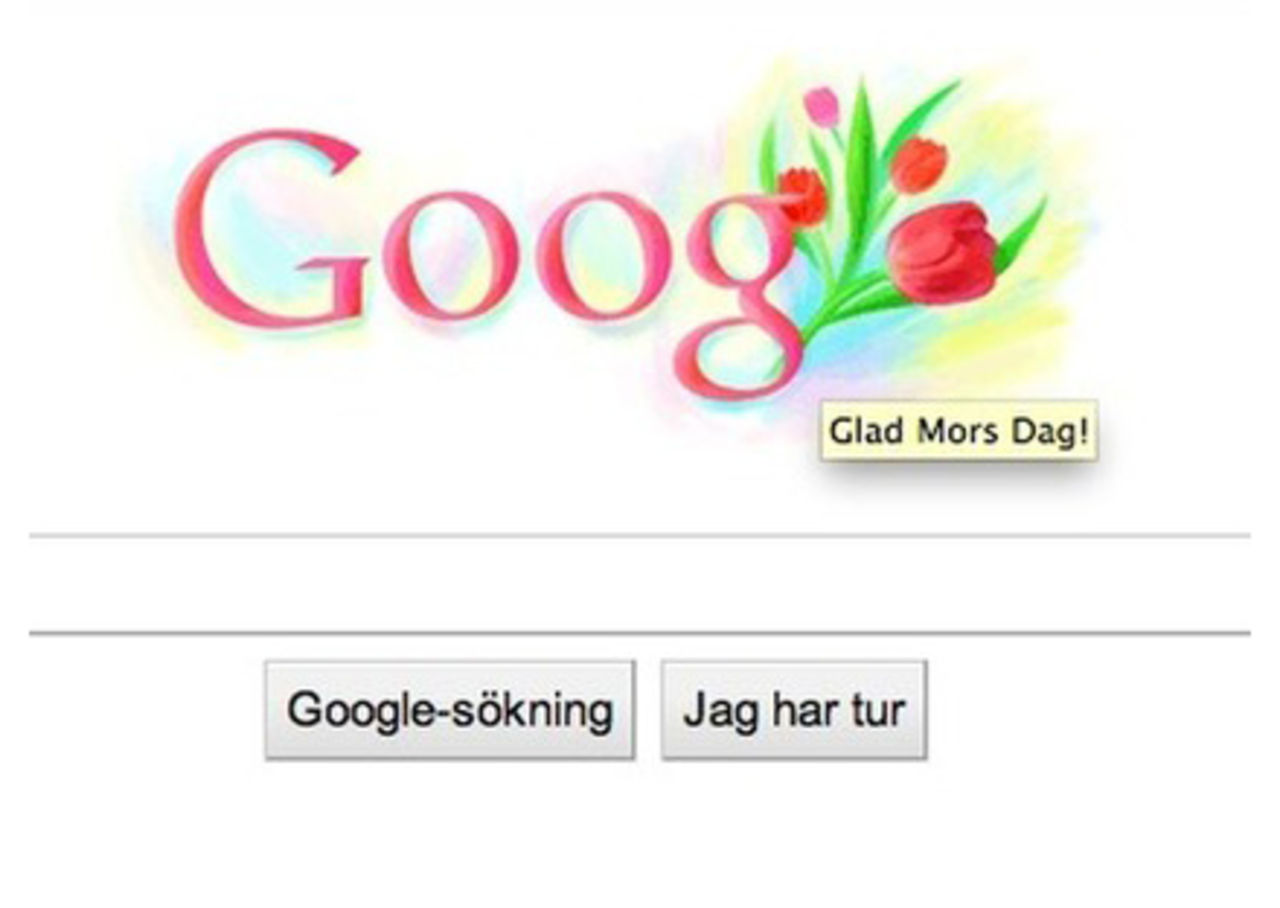 Google gratulerade mamma tre veckor för tidigt