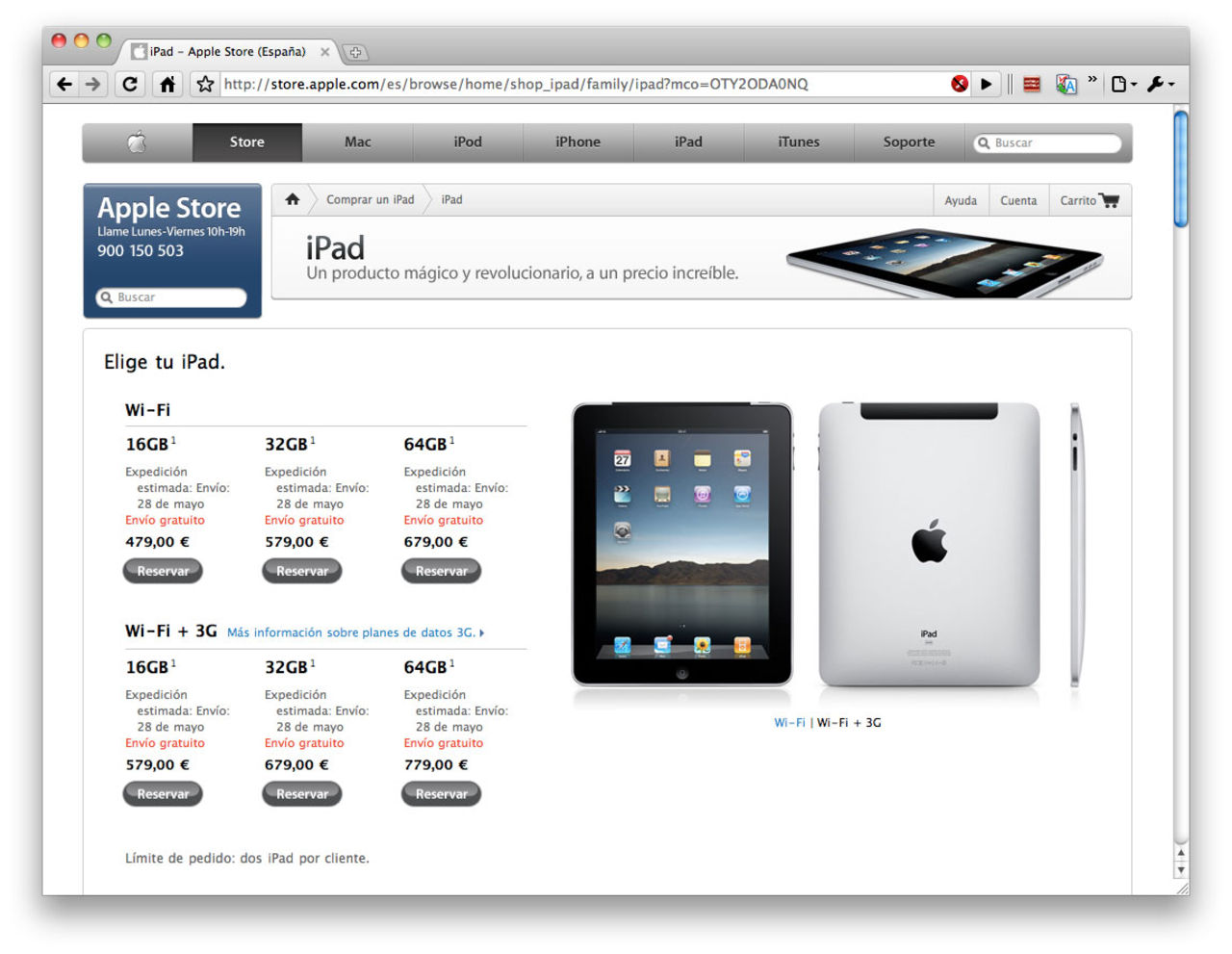 Nu kan du beställa iPads i Europa