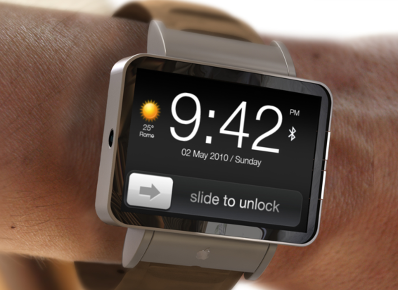 iWatch - snyggt klock-koncept