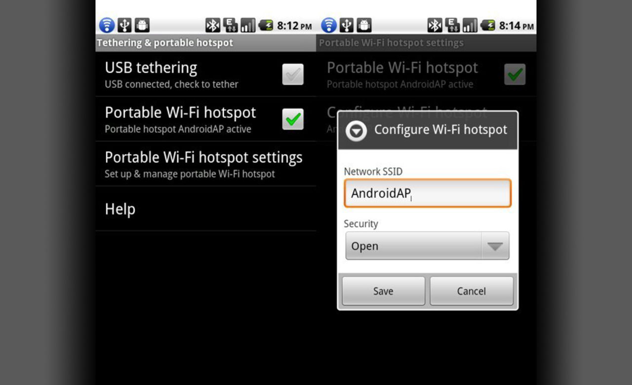 FroYo kommer lastad med: Tethering