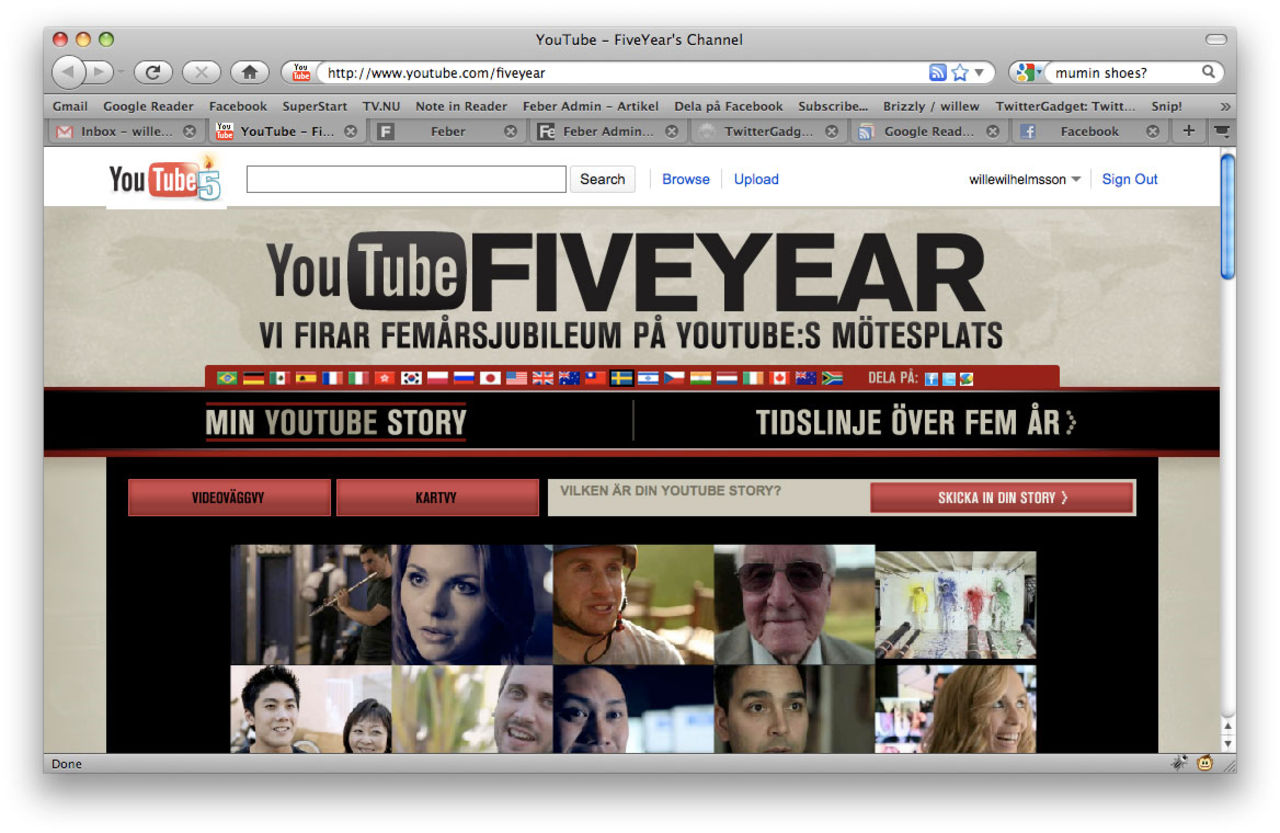 Tut i luren - YouTube 5 år idag!