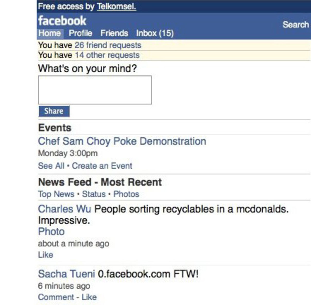 Facebook lanserar en u-lands-version av sin mobilsajt