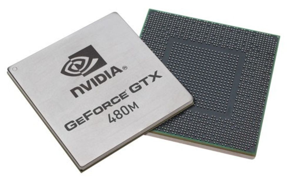 Nvidia släpper GeForce GTX 480M