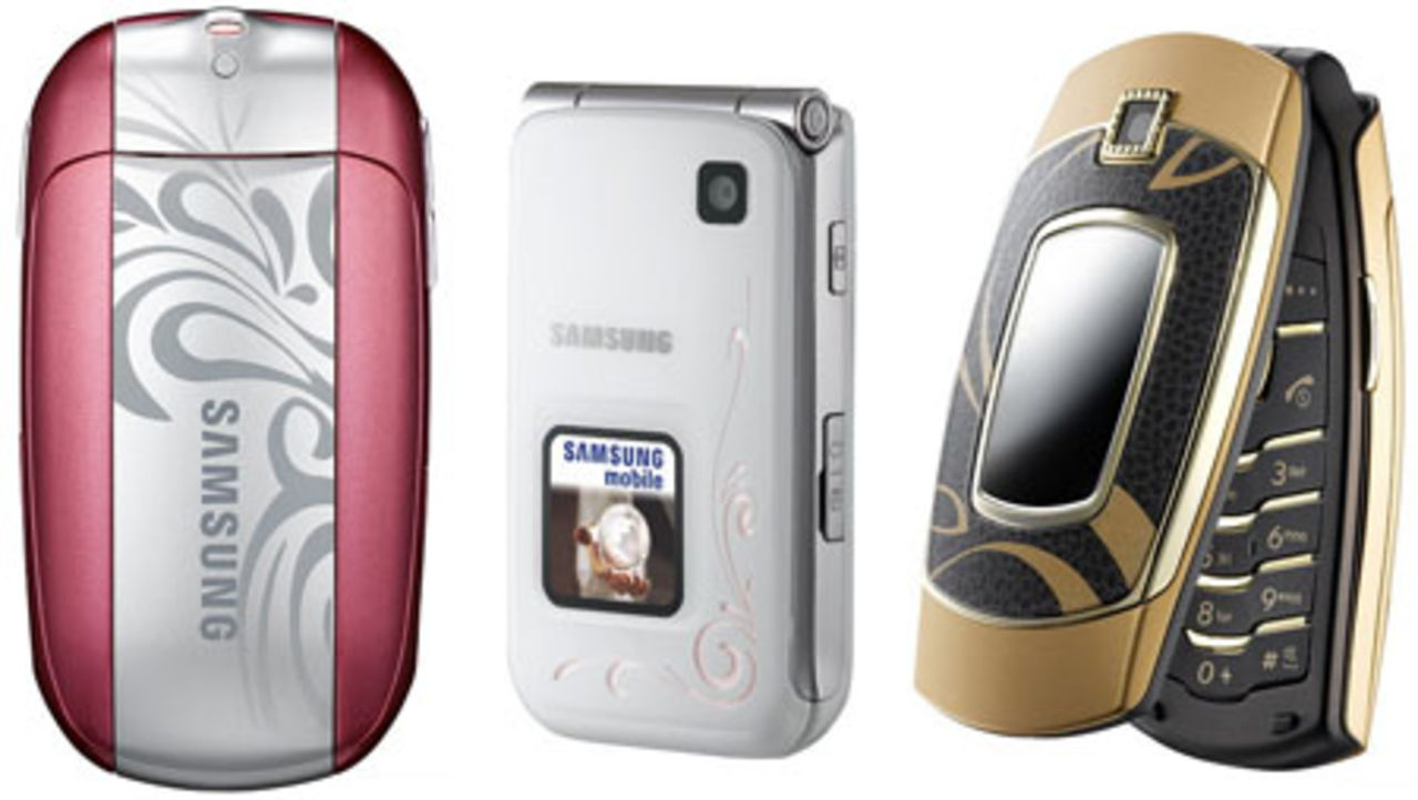Designmobiler från Samsung