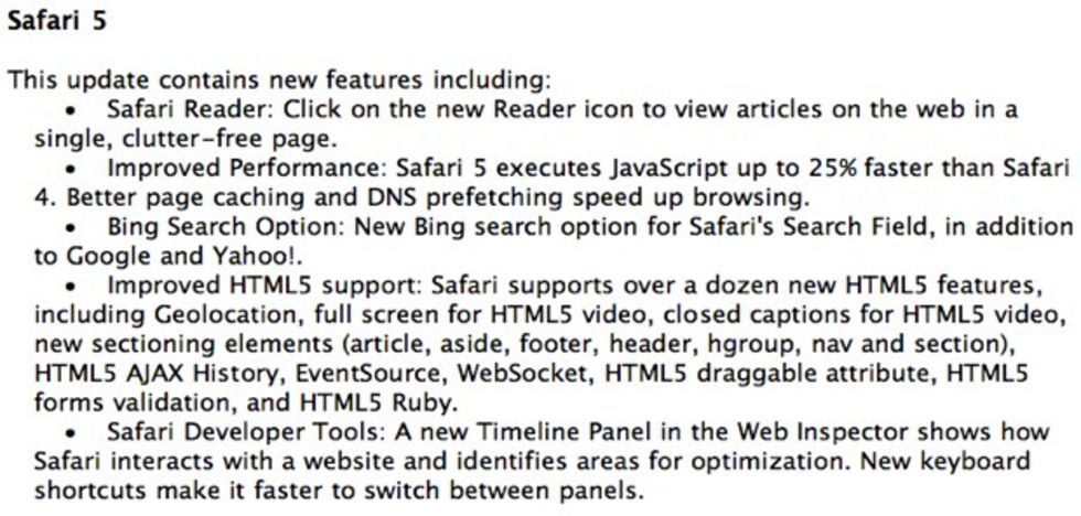 Safari 5 kommer i morgon?