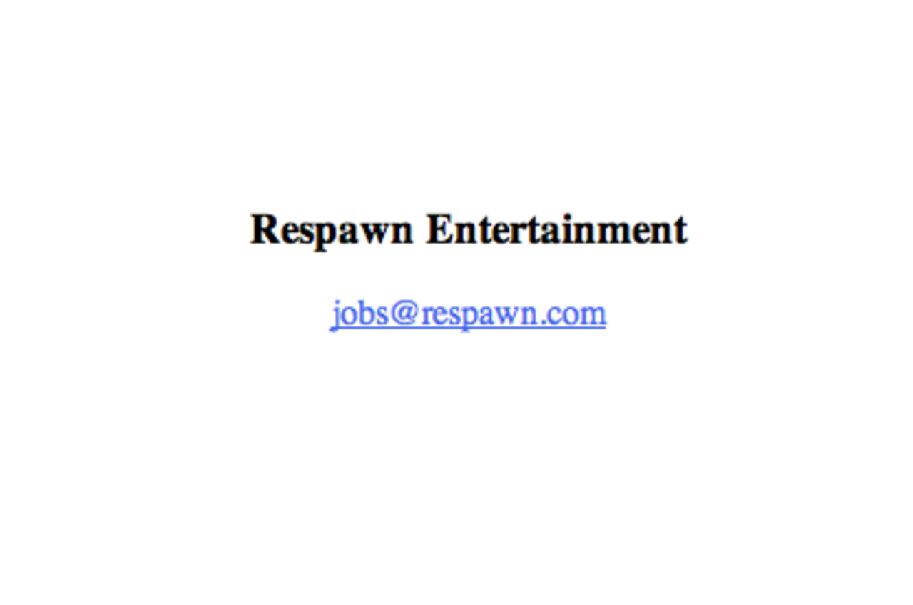 Respawn har något på gång för E3