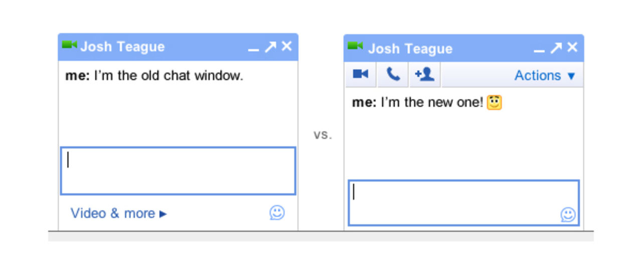 Google Talk får nytt utseende