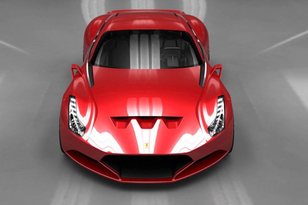 Läckert koncept från rysk designer. Ferrari 612 GTO | Feber / Bil