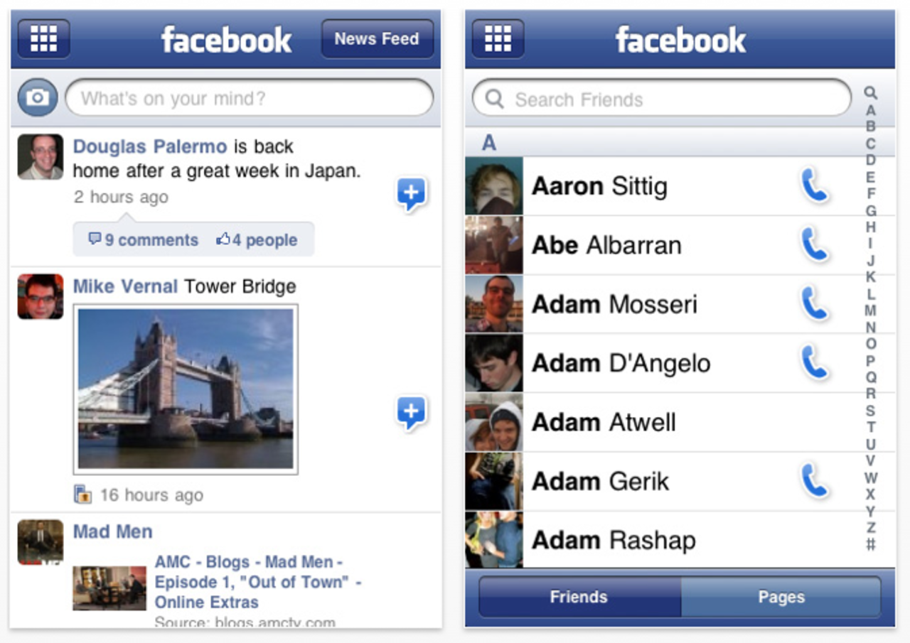 Video hittar in i Facebook-app
