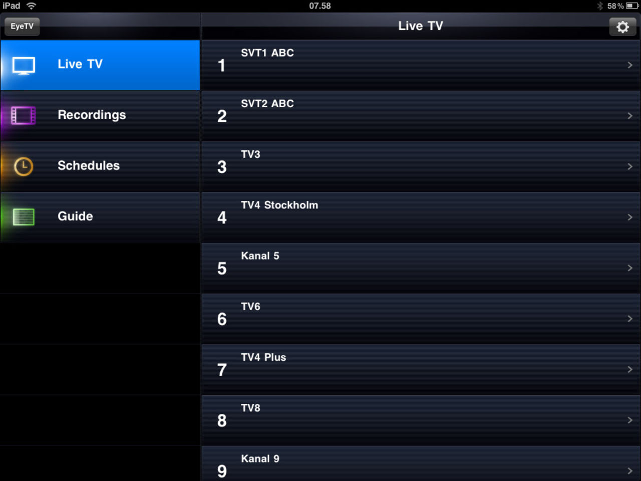 EyeTV nu även för iPad