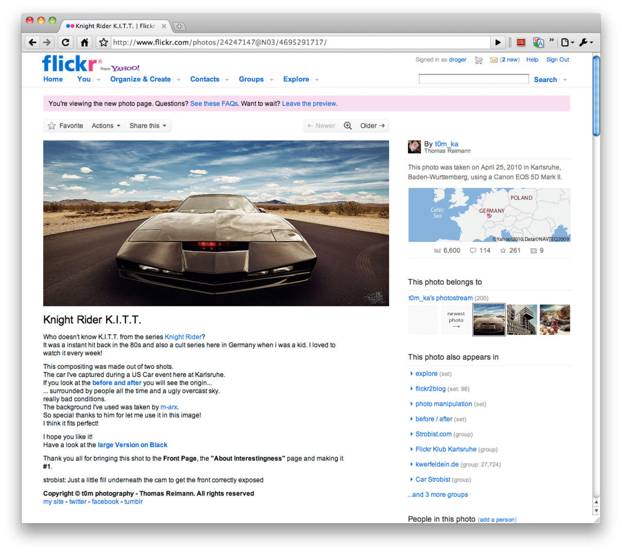 Flickr uppdaterar ÄNTLIGEN!