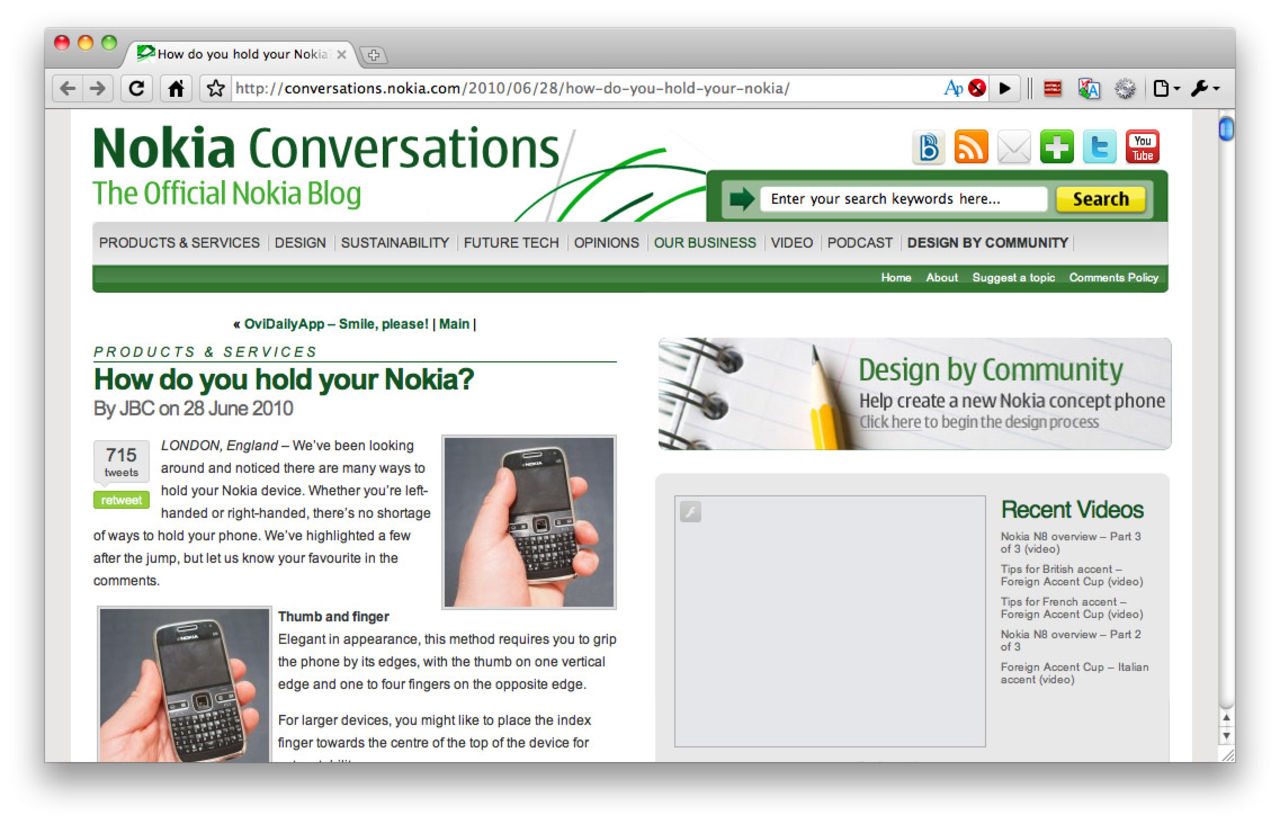 Nokia drar växlar på Apples problem