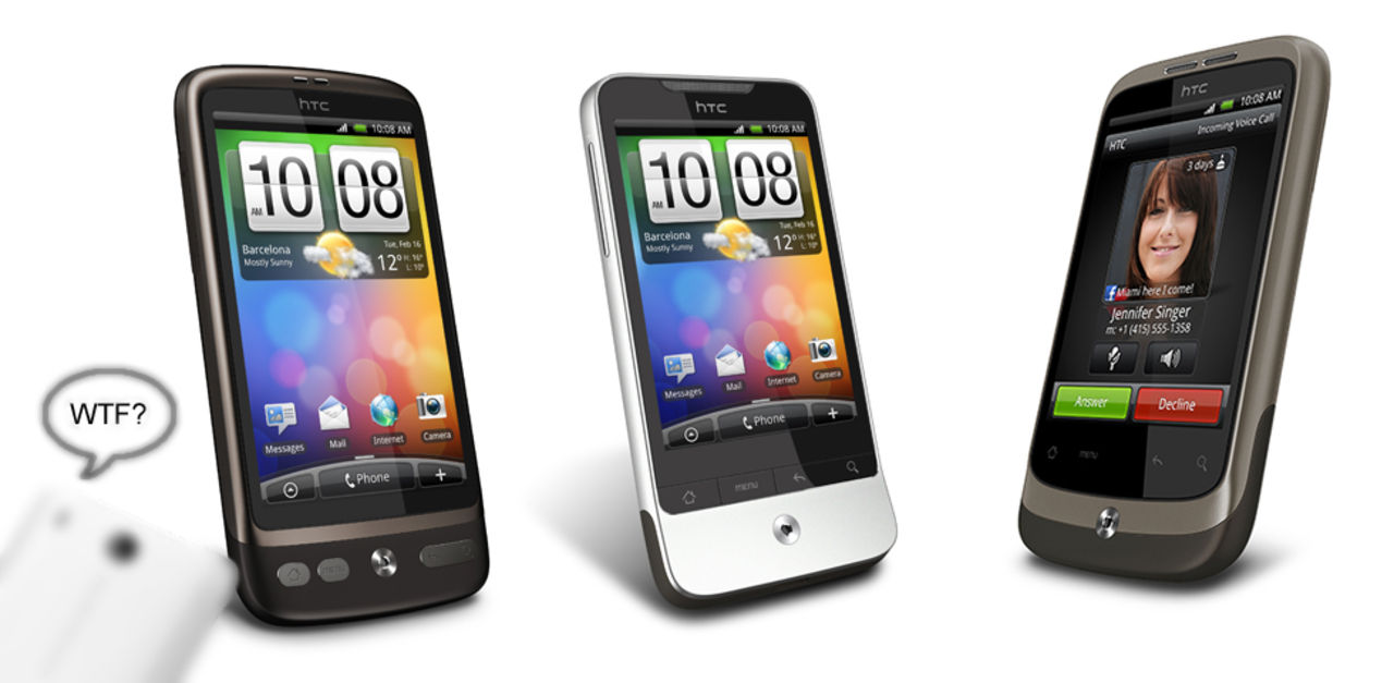 Desire, Legend och Wildfire får FroYo