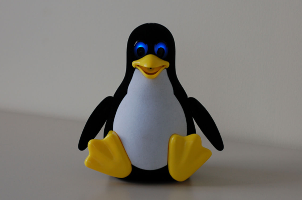 En robot-Tux