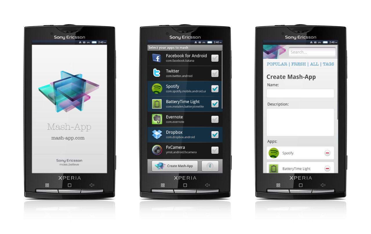 Mash-app samlar populära Android-appar