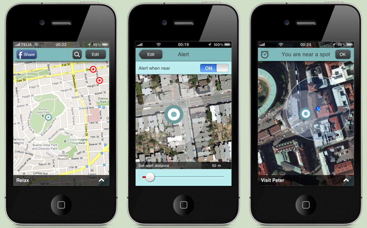 Kom ihåg dina favorit-spots