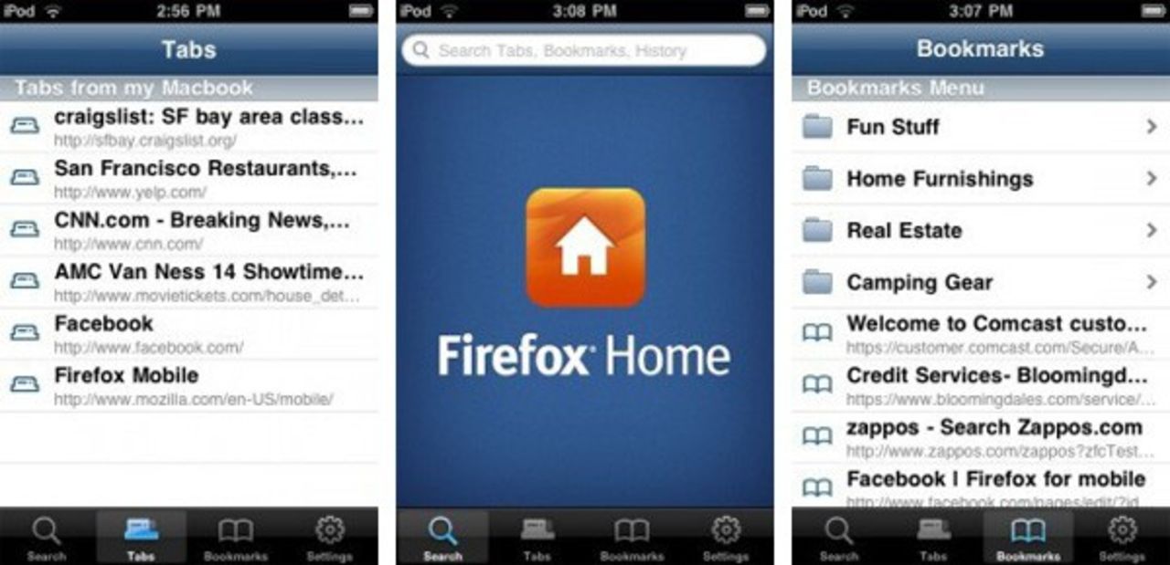 Firefox Home finns nu i App Store