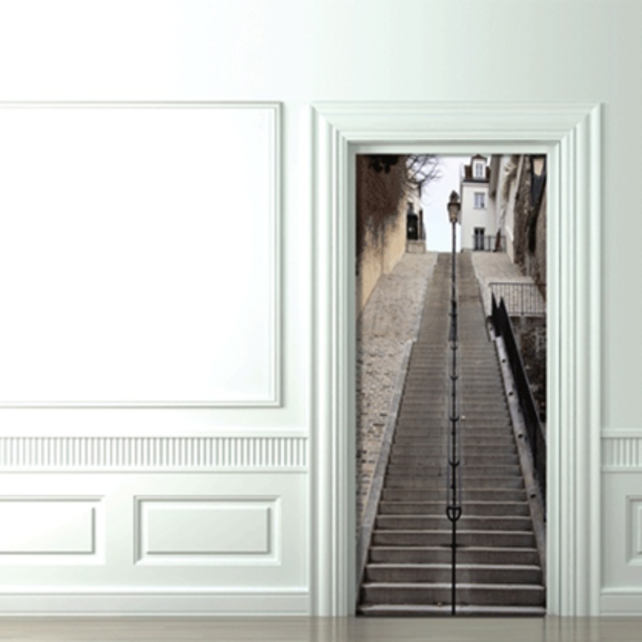 Snyggt till den stängda dörren