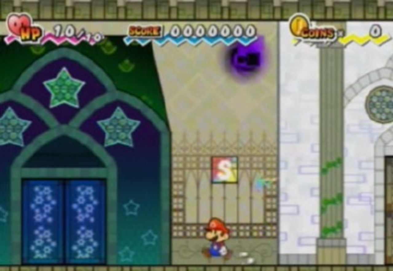 Början av Super Paper Mario