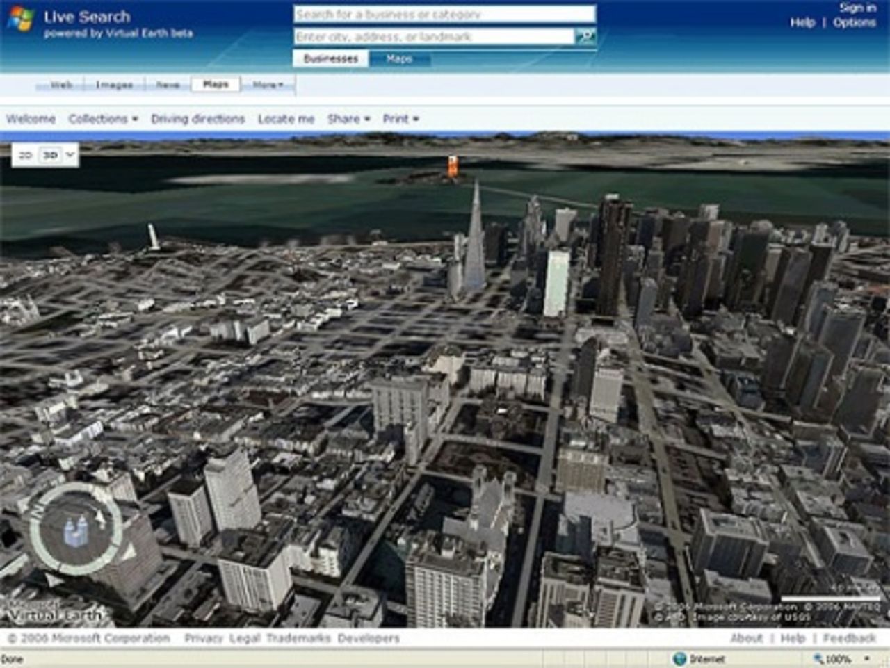 Kör Live Search 3D i Firefox