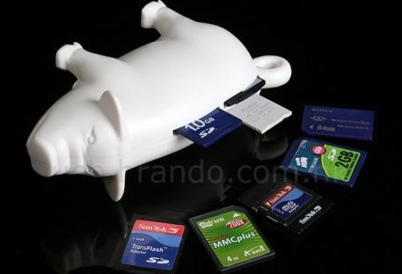 Svinaktig USB-kortläsare