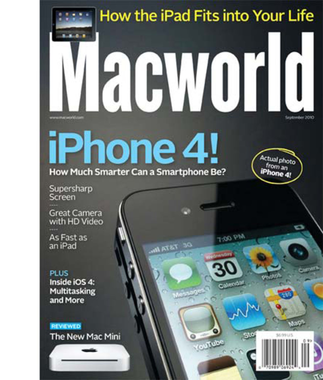 Macworld fotar sitt omslag med iPhone 4