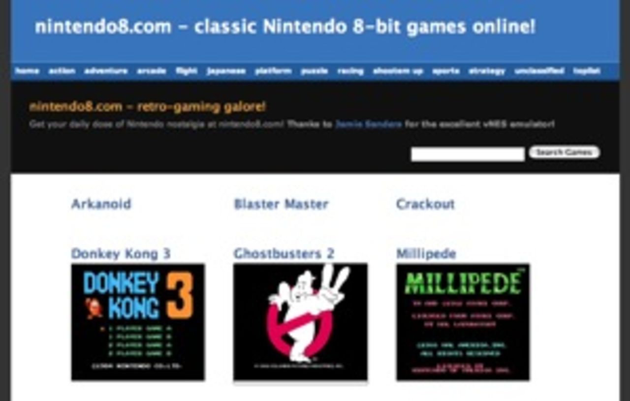 NES-spel online