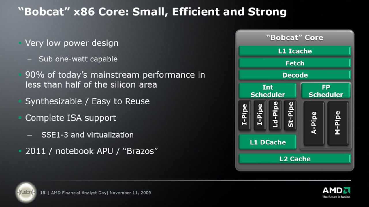 Prestandainformation om AMDs första Fusion-chip