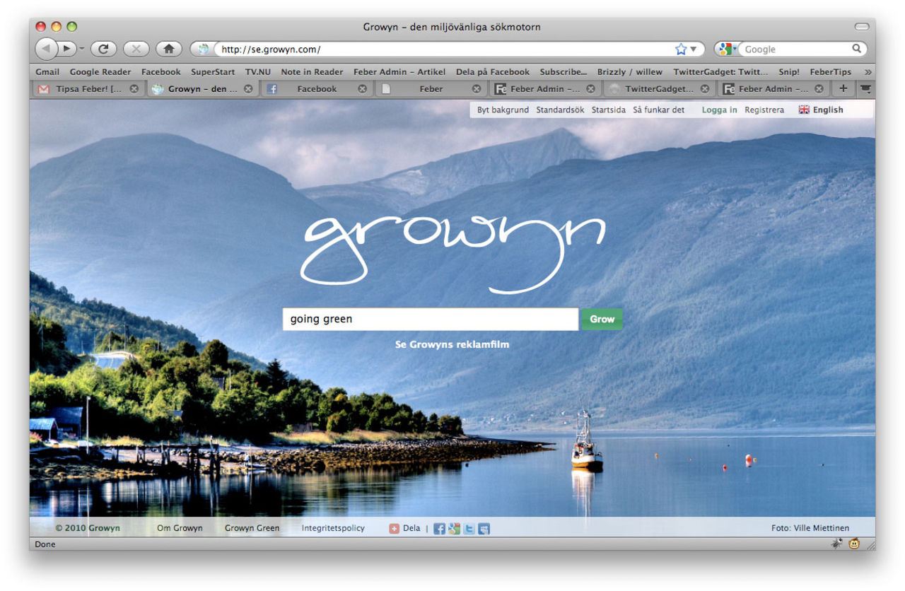 Growyn - den miljövänliga sökmotorn