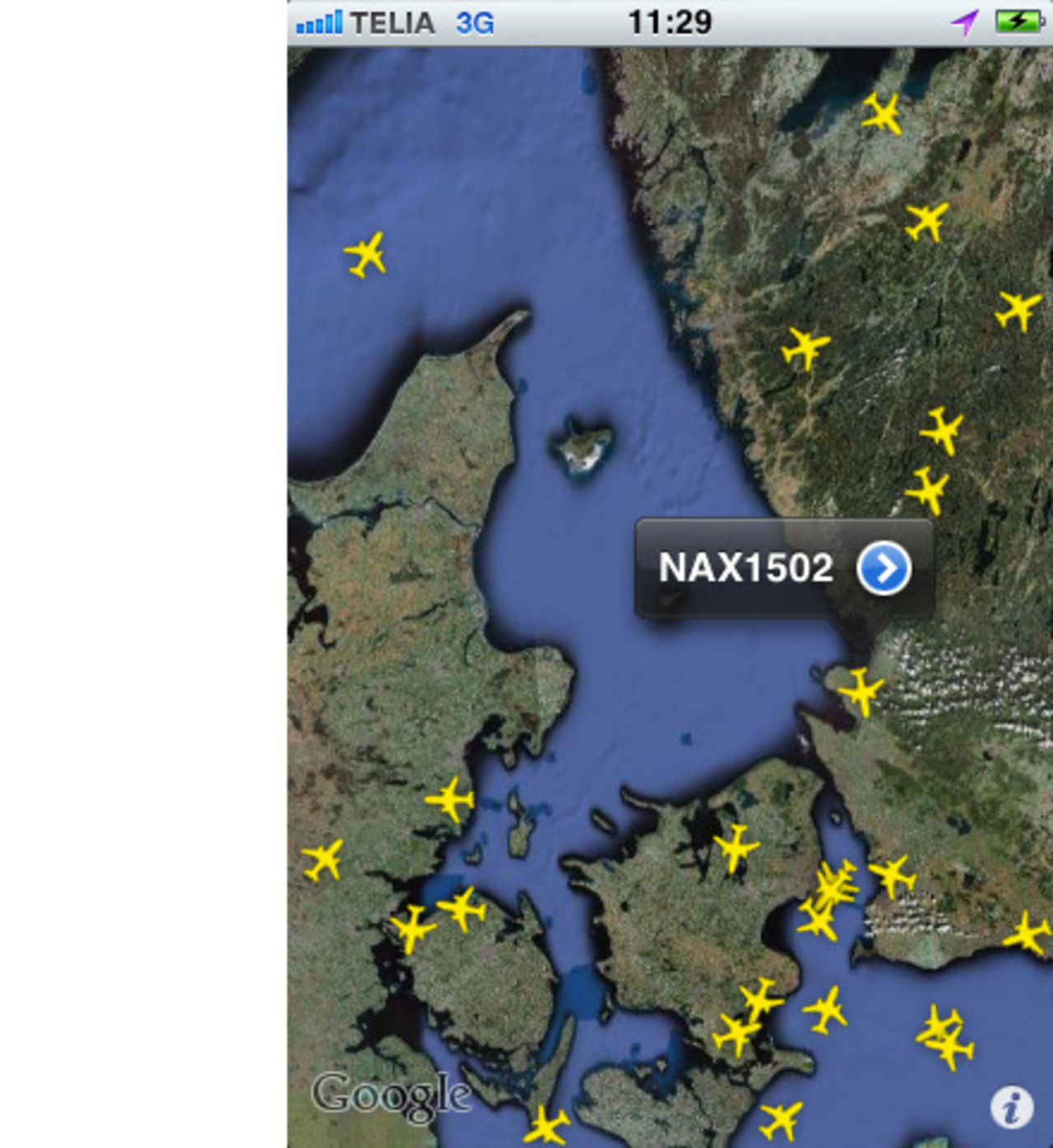 iPad- och iPhone-app följer flygtrafiken