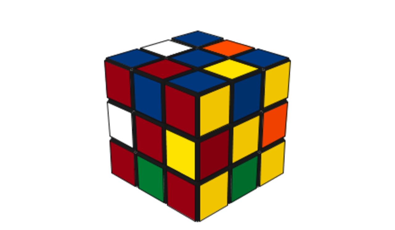 Lös Rubiks kub i 20 steg