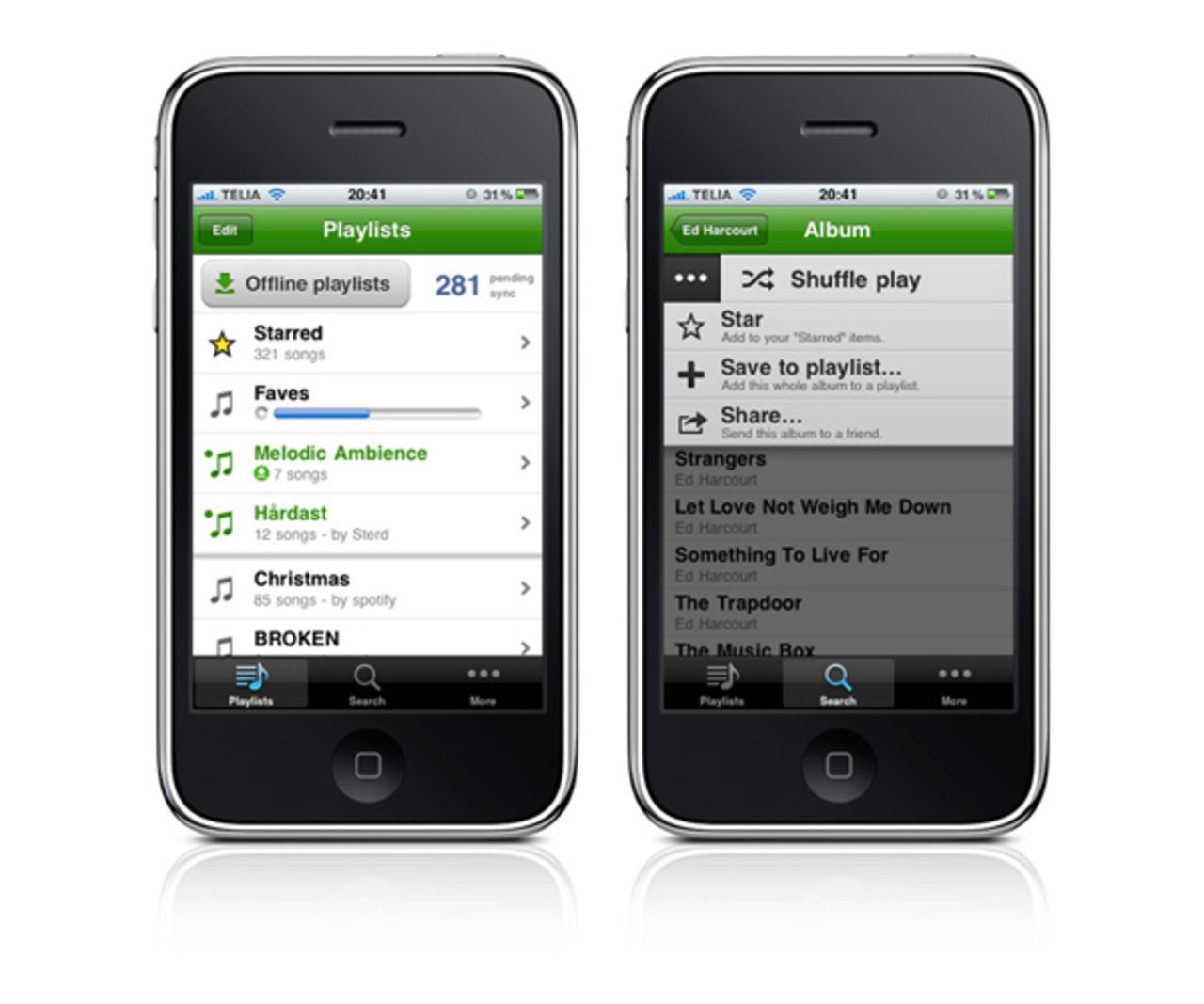 Spotify uppdaterar sin iPhone-app