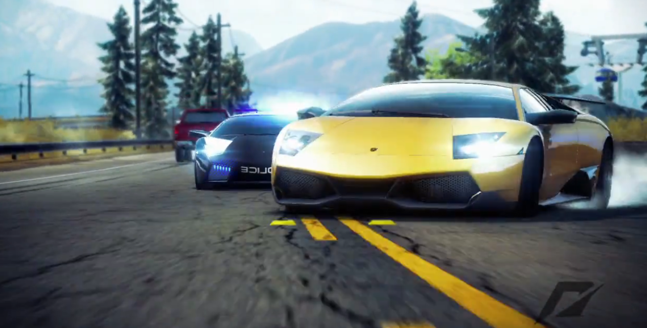 Spelfilm från Need for Speed: Hot pursuit på Gamescom