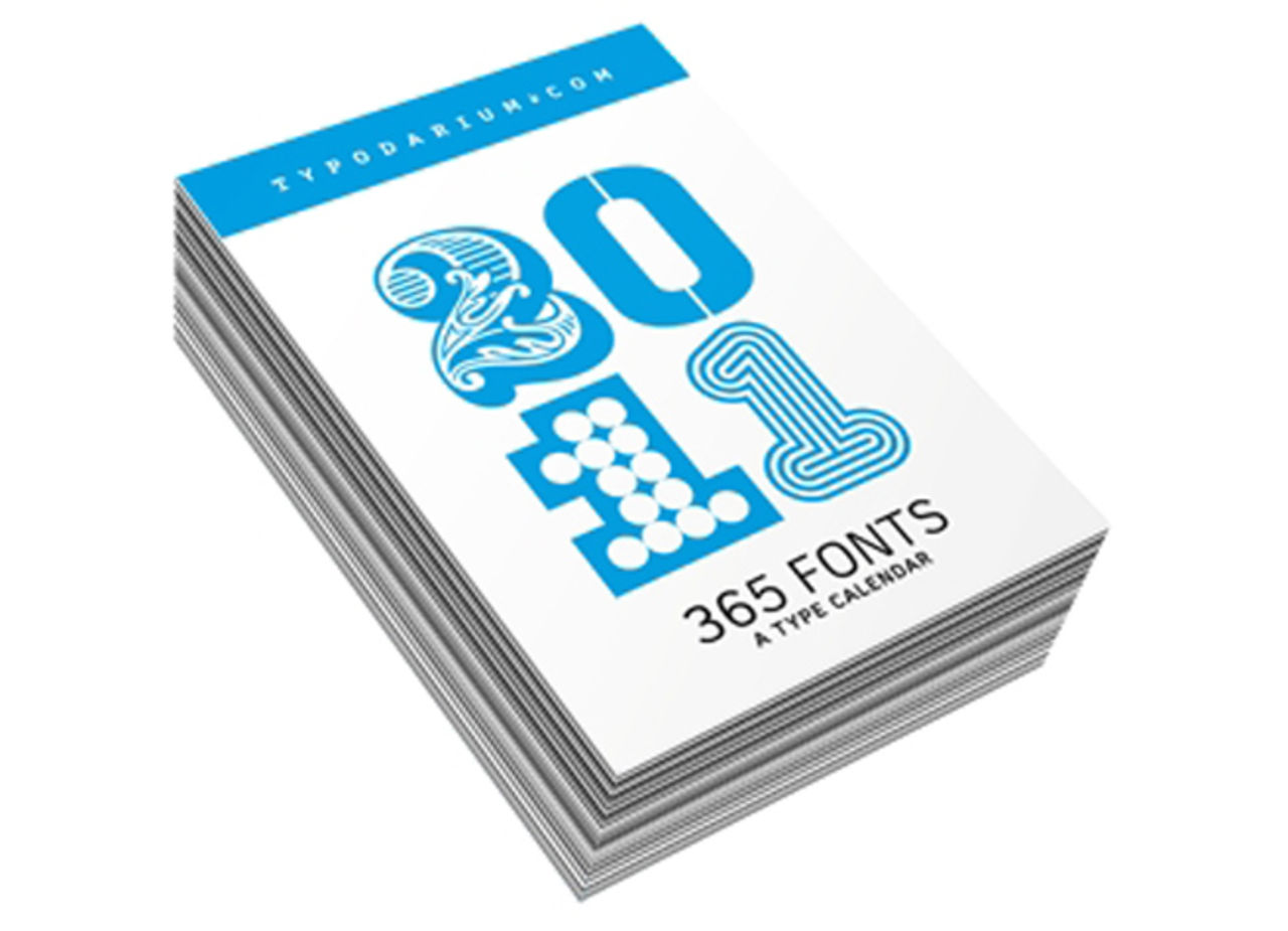 Kalendern för dig som älskar typsnitt