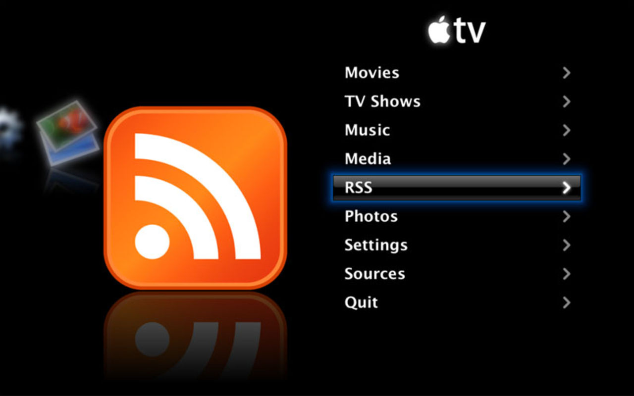 Läs RSS på Apple TV